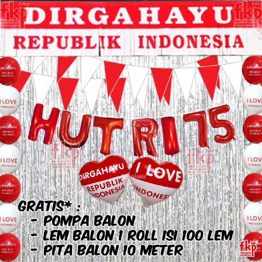 Detail Hiasan Hut Ri Nomer 42