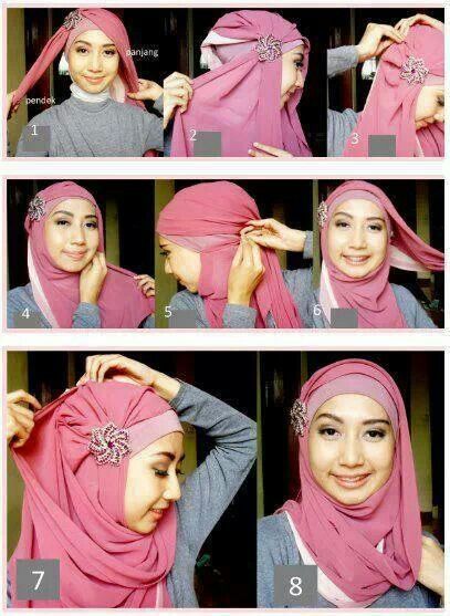 Detail Hiasan Jilbab Pesta Nomer 5