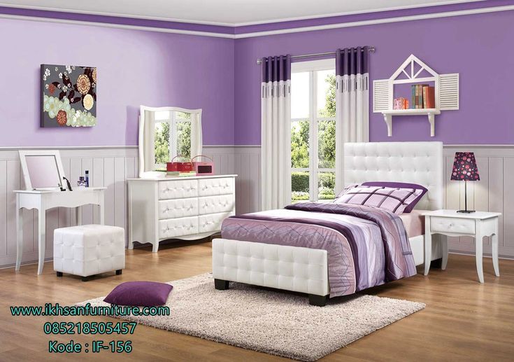 Detail Hiasan Kamar Warna Ungu Nomer 15