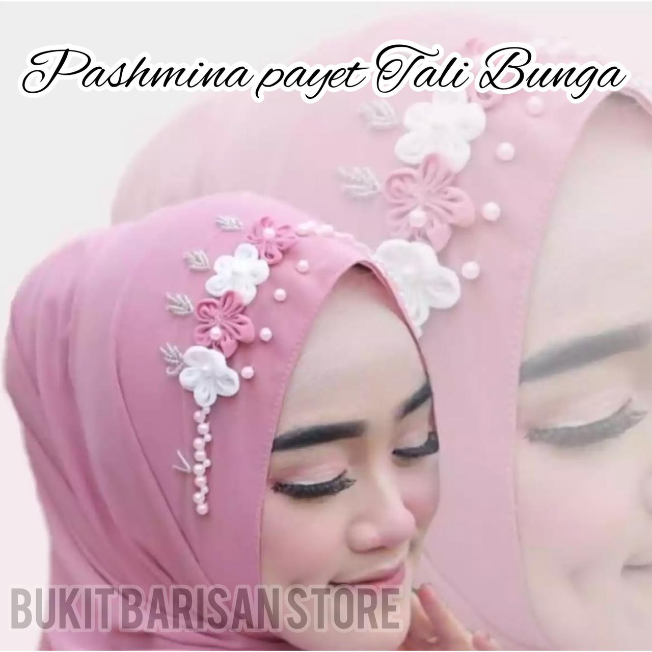 Detail Hiasan Kerudung Pashmina Nomer 9