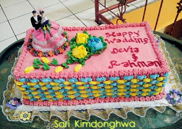 Detail Hiasan Kue Pengantin Nomer 15