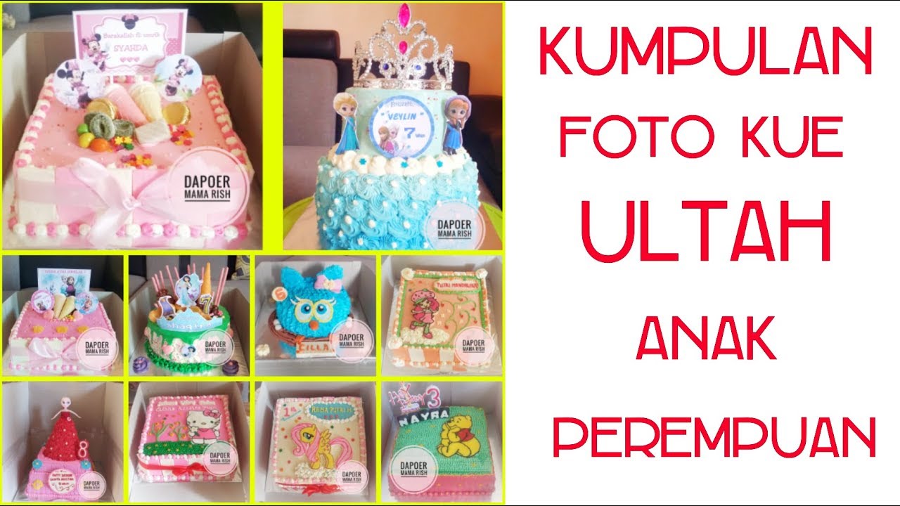 Detail Hiasan Kue Ulang Tahun Anak Perempuan Nomer 51