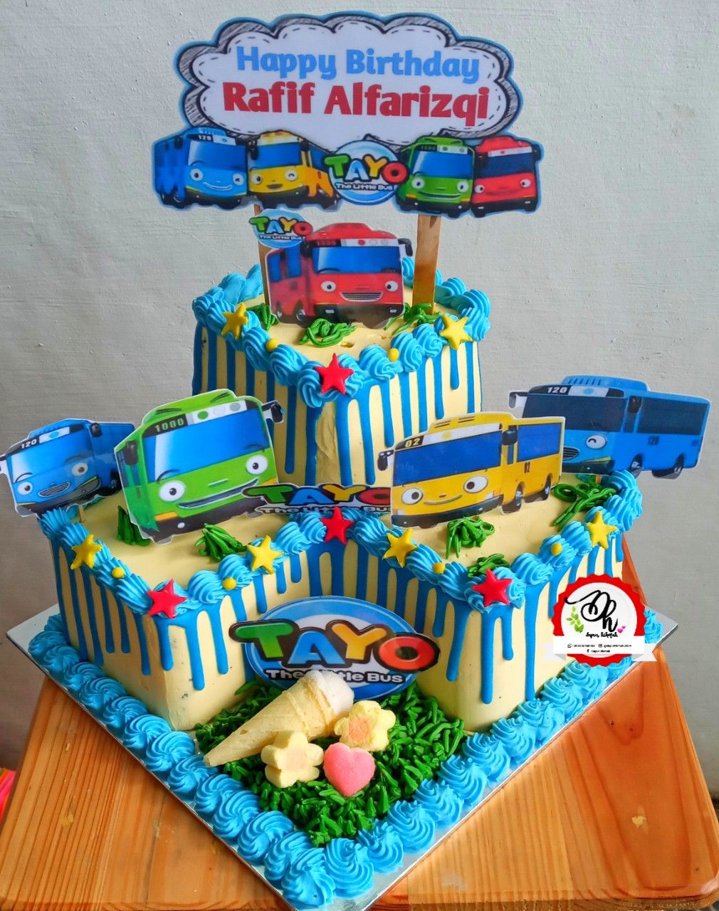 Detail Hiasan Kue Ulang Tahun Tayo Nomer 33