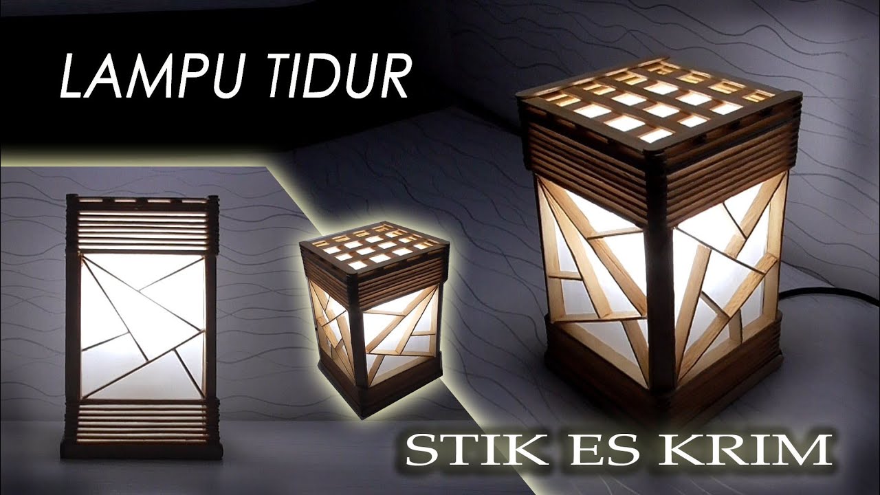 Detail Hiasan Lampu Dari Stik Es Krim Nomer 20