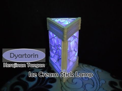 Detail Hiasan Lampu Dari Stik Es Krim Nomer 38