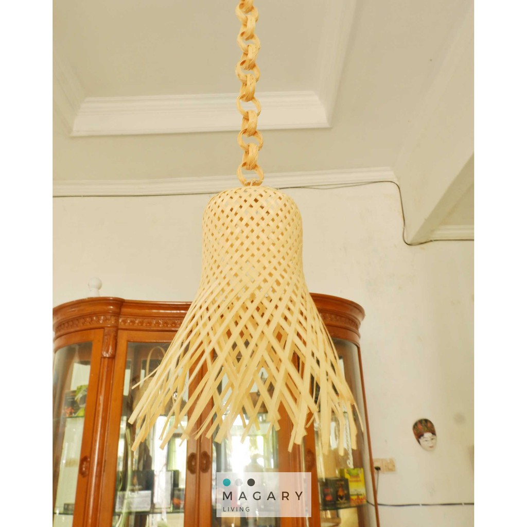 Detail Hiasan Lampu Gantung Dari Bambu Nomer 14