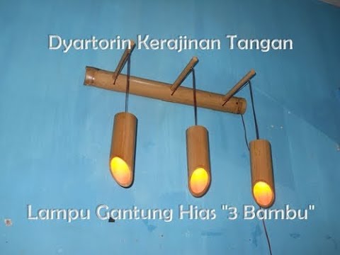 Detail Hiasan Lampu Gantung Dari Bambu Nomer 38