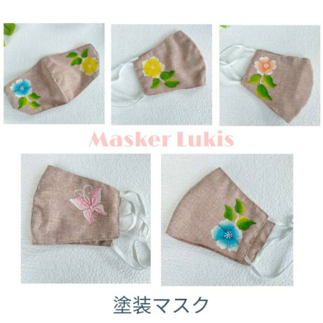 Detail Hiasan Masker Kain Nomer 26