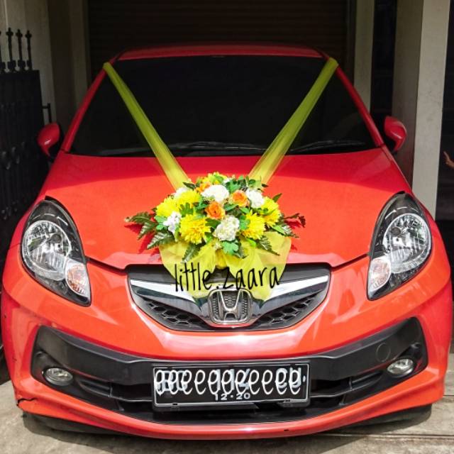 Detail Hiasan Mobil Pengantin Honda Jazz Nomer 5