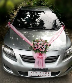 Detail Hiasan Mobil Pengantin Sedan Nomer 21