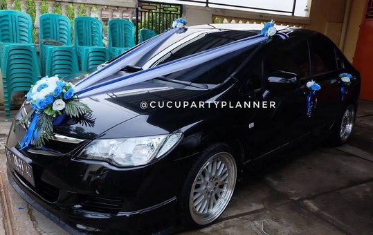 Detail Hiasan Mobil Pengantin Sedan Nomer 41