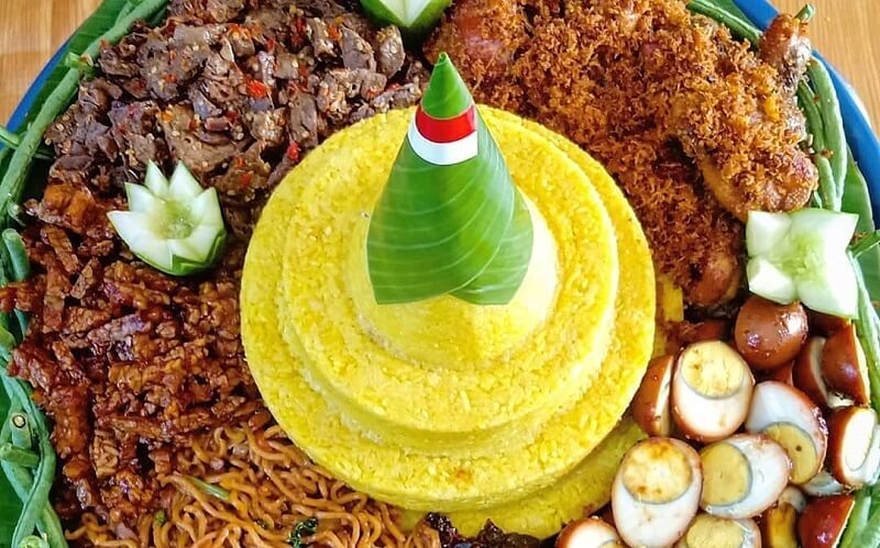 Detail Hiasan Nasi Tumpeng Kuning Nomer 50