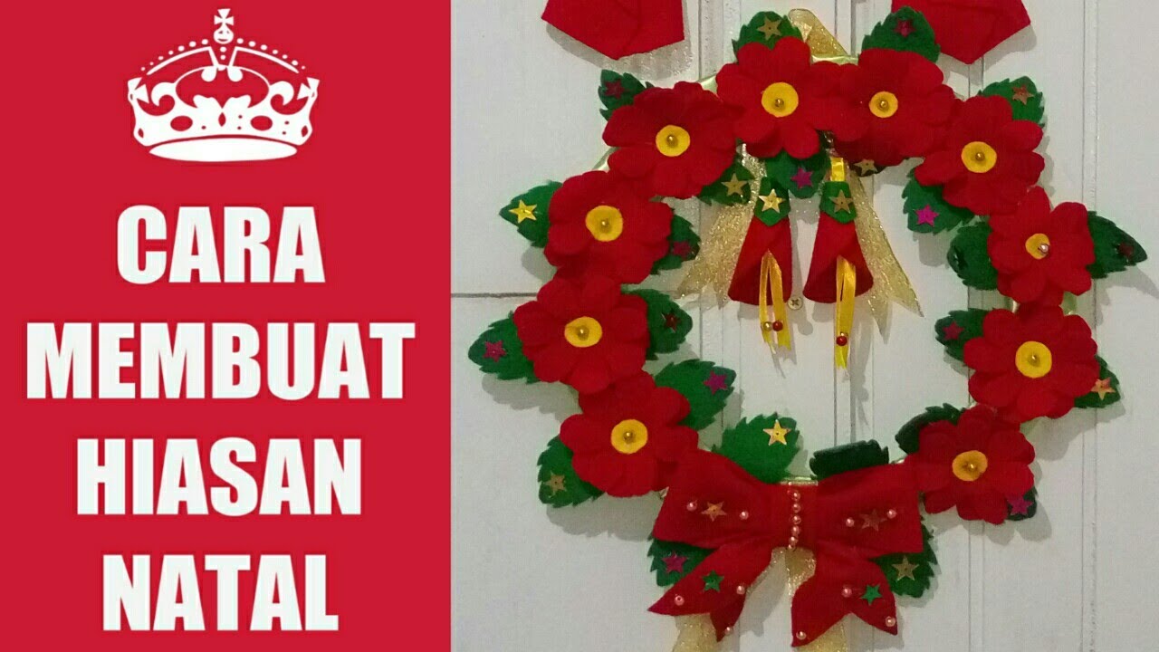 Detail Hiasan Natal Dari Flanel Nomer 11