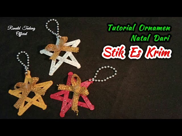 Detail Hiasan Natal Dari Stik Es Krim Nomer 4