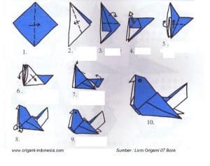 Detail Hiasan Origami Dinding Nomer 47