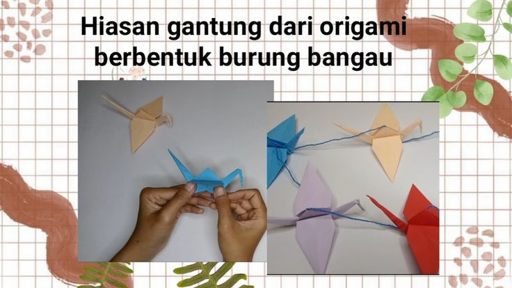 Detail Hiasan Origami Gantung Nomer 43