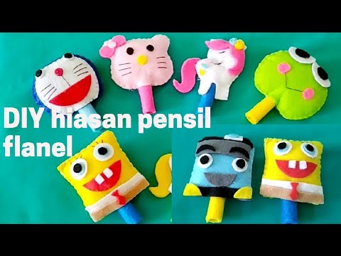 Detail Hiasan Pensil Flanel Terbaru Nomer 18