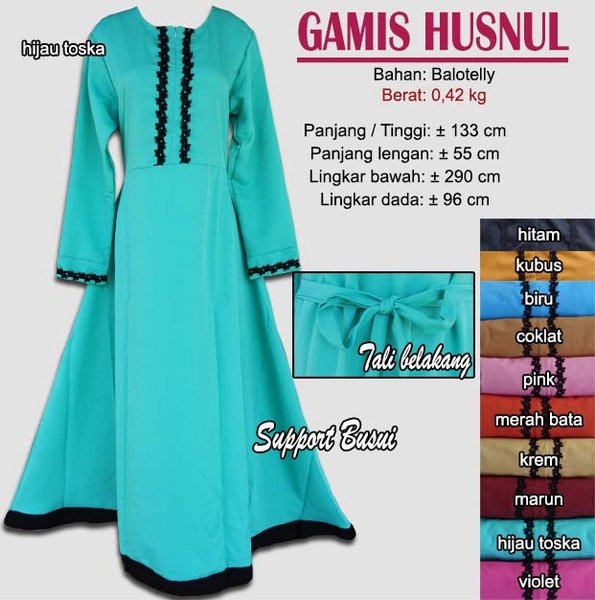 Detail Hiasan Pinggang Untuk Gamis Nomer 34