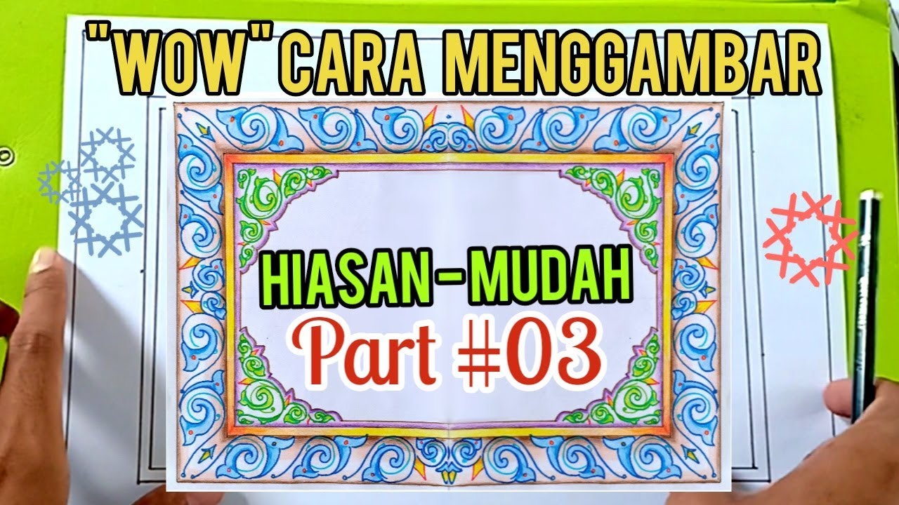 Detail Hiasan Pinggir Kaligrafi Sederhana Dan Mudah Nomer 11