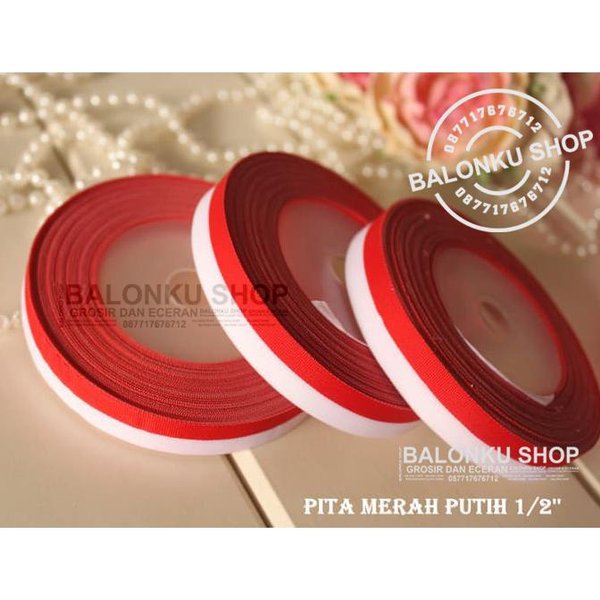 Detail Hiasan Pita Merah Putih Nomer 38