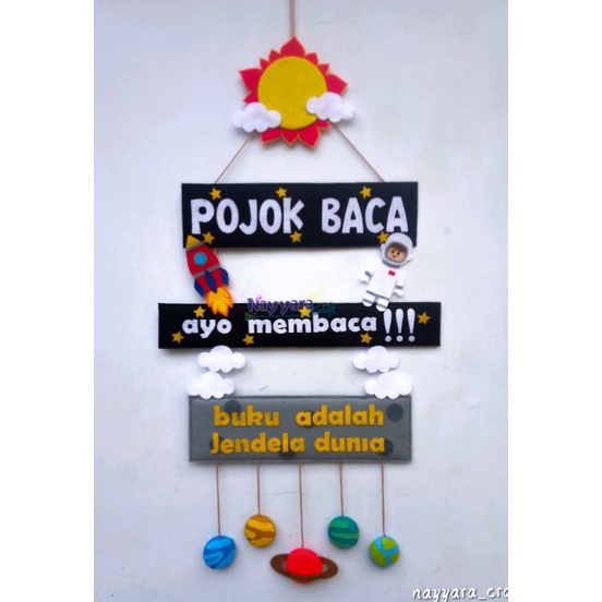 Detail Hiasan Pojok Baca Nomer 6