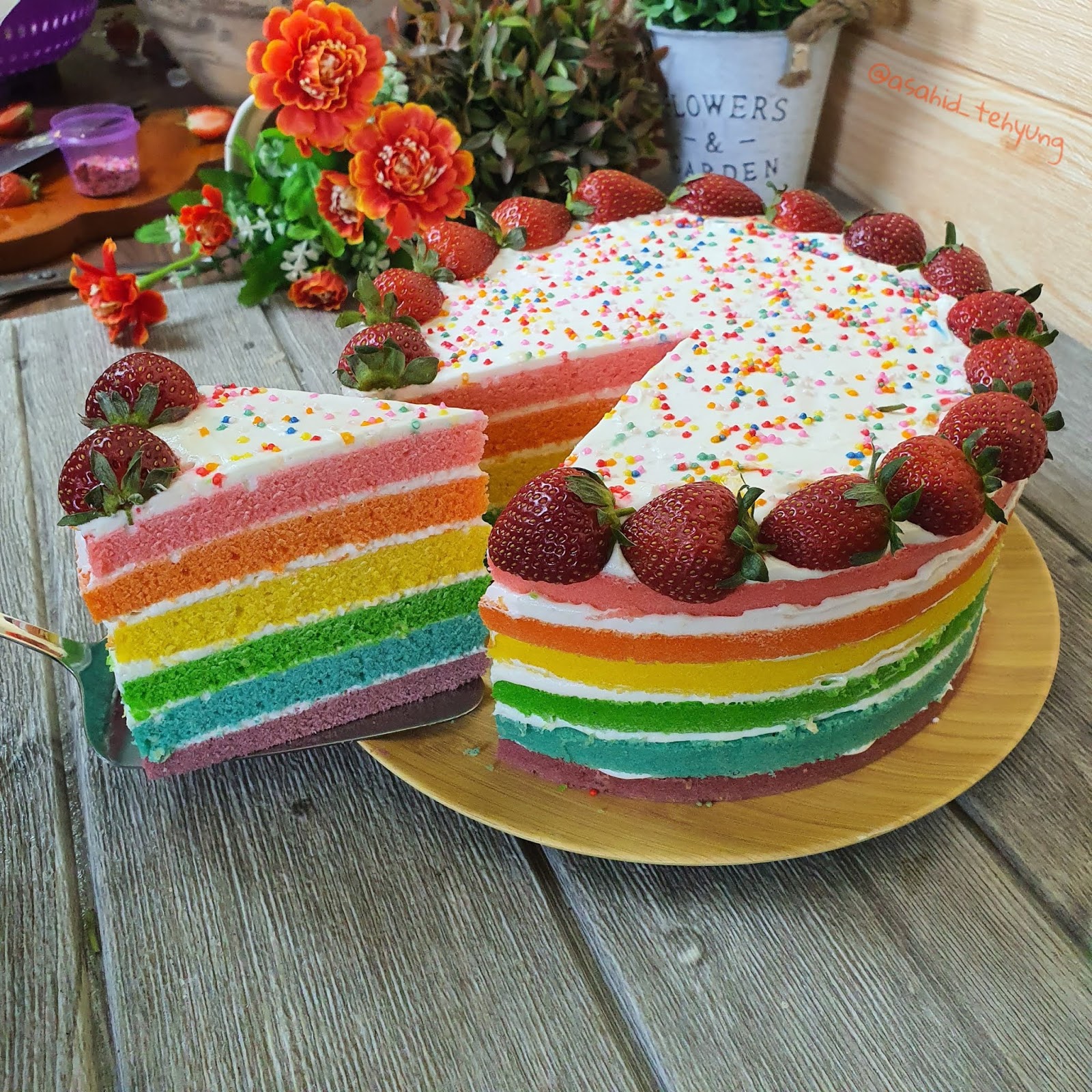 Detail Hiasan Rainbow Cake Untuk Ultah Nomer 32