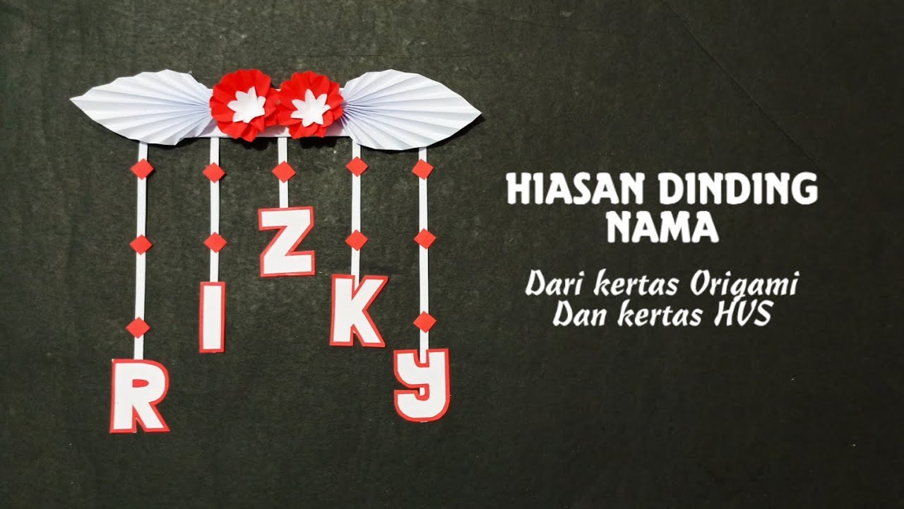 Detail Hiasan Tulisan Di Kertas Karton Nomer 47