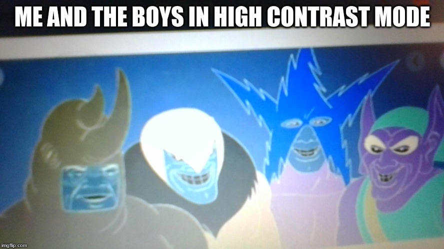 High Contrast Meme - KibrisPDR