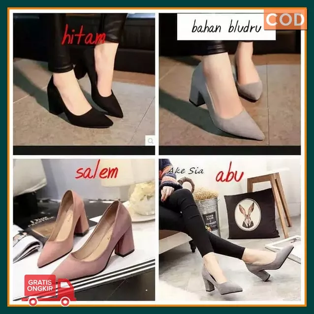 Detail High Heels Pendek Remaja Nomer 23