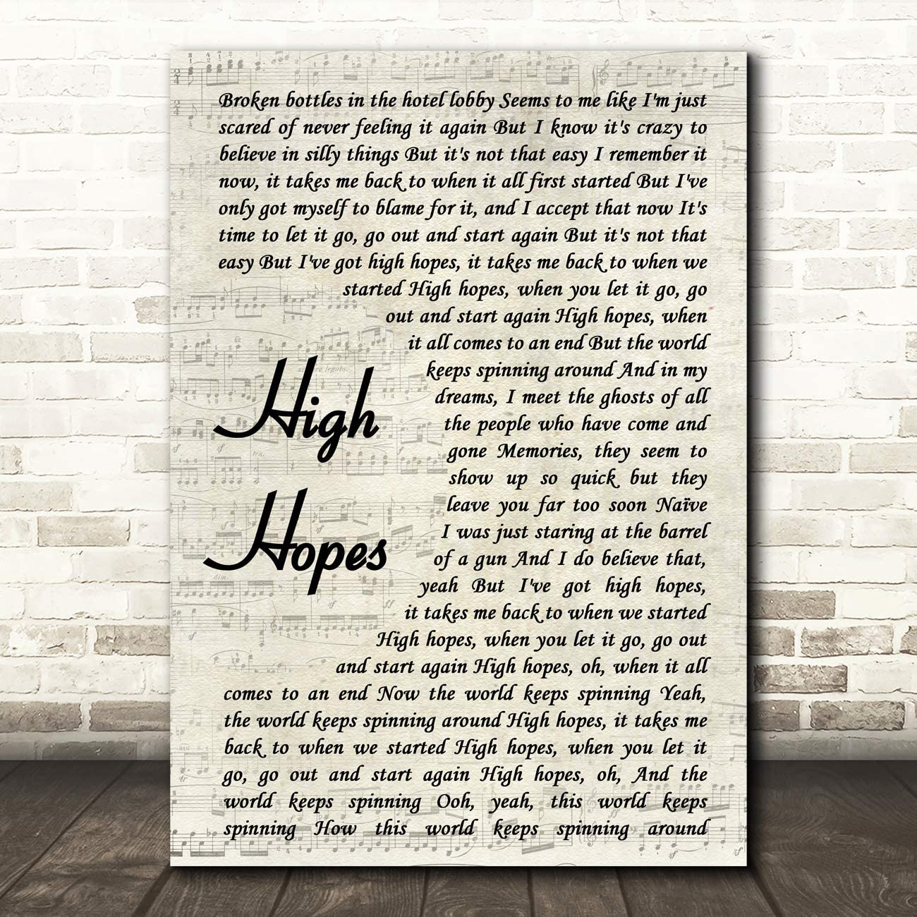 Detail High Hopes Lyric Nomer 15