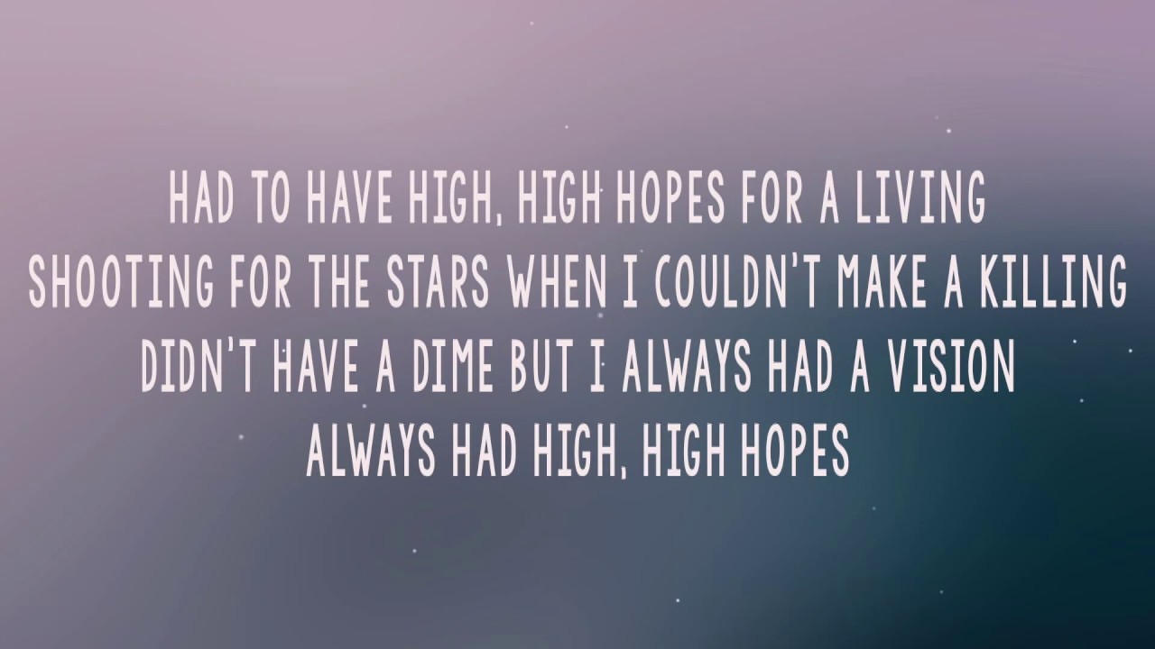 Detail High Hopes Lyric Nomer 2