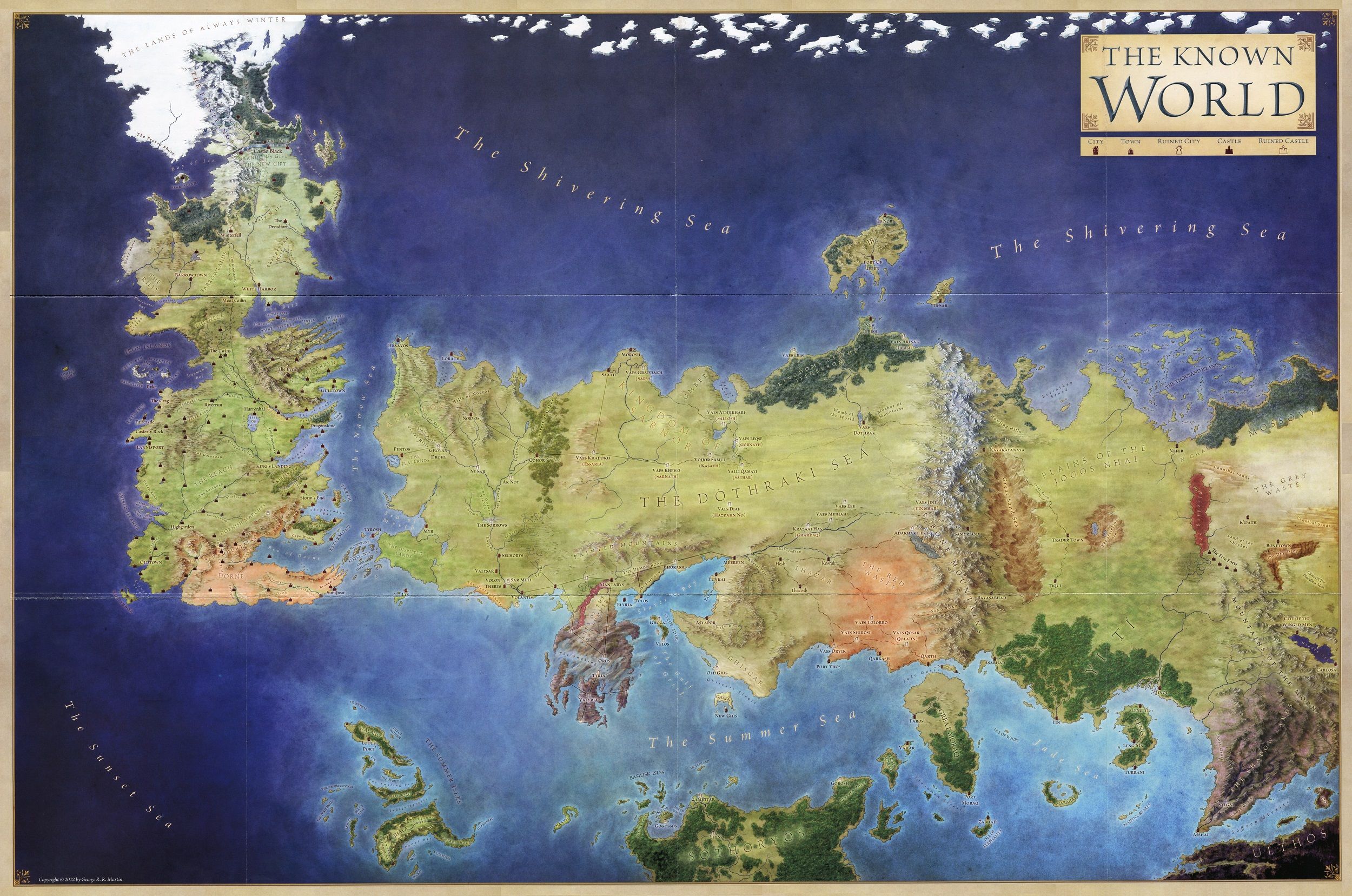 Detail High Resolution Game Of Thrones World Map Nomer 5