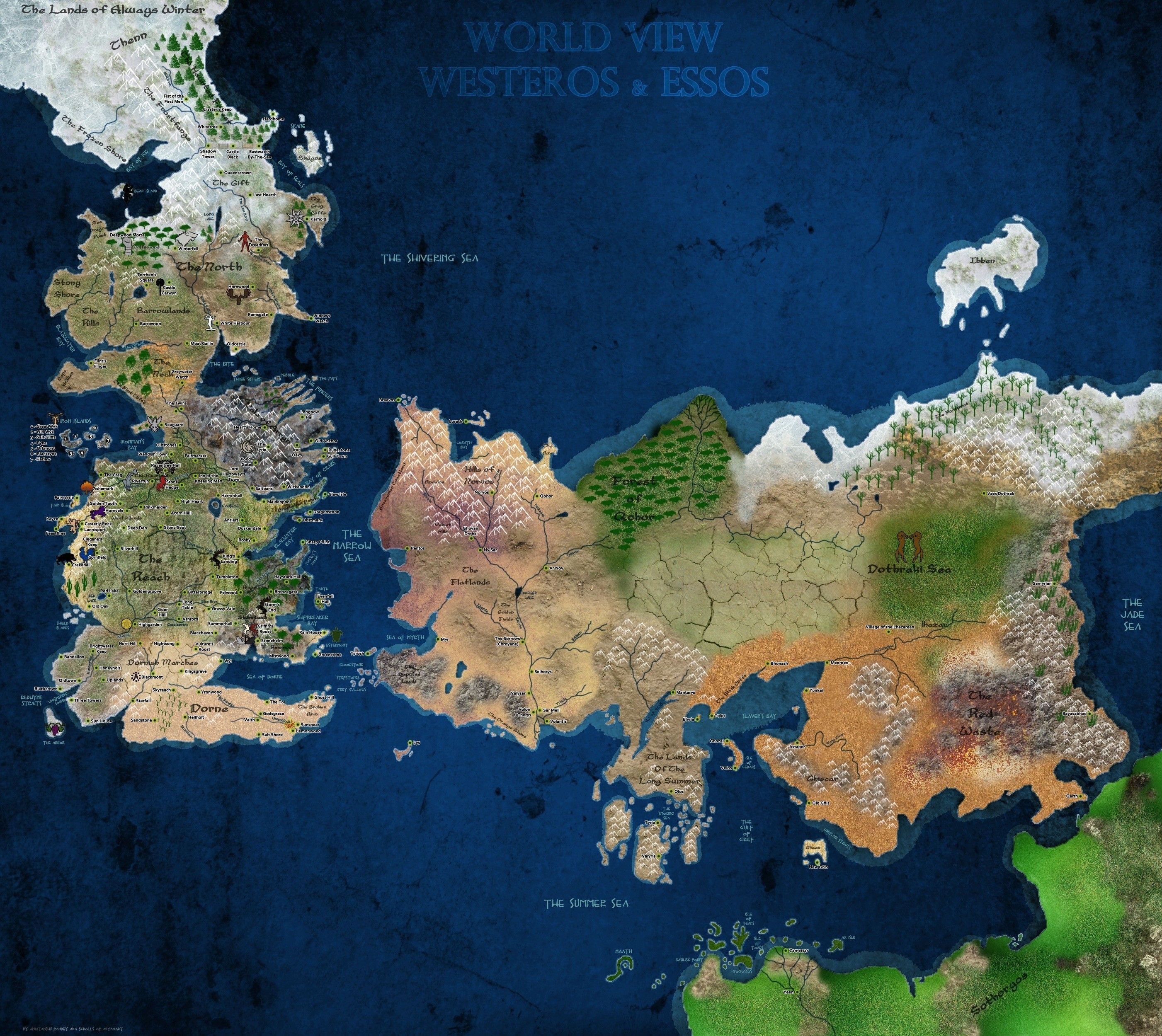 Detail High Resolution Game Of Thrones World Map Nomer 7