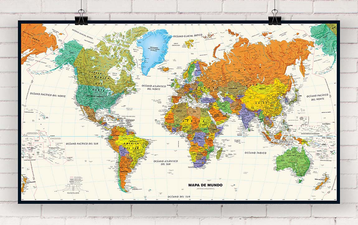 Detail High Resolution World Map Nomer 24