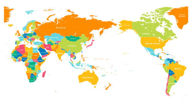 Detail High Resolution World Map Nomer 32