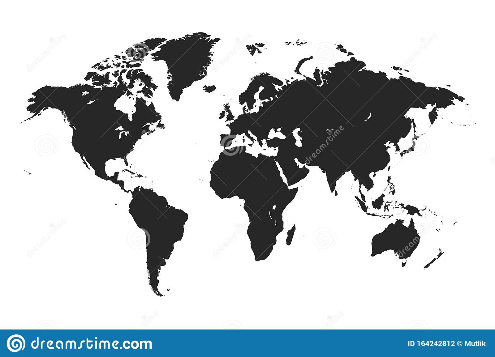 Detail High Resolution World Map Nomer 45