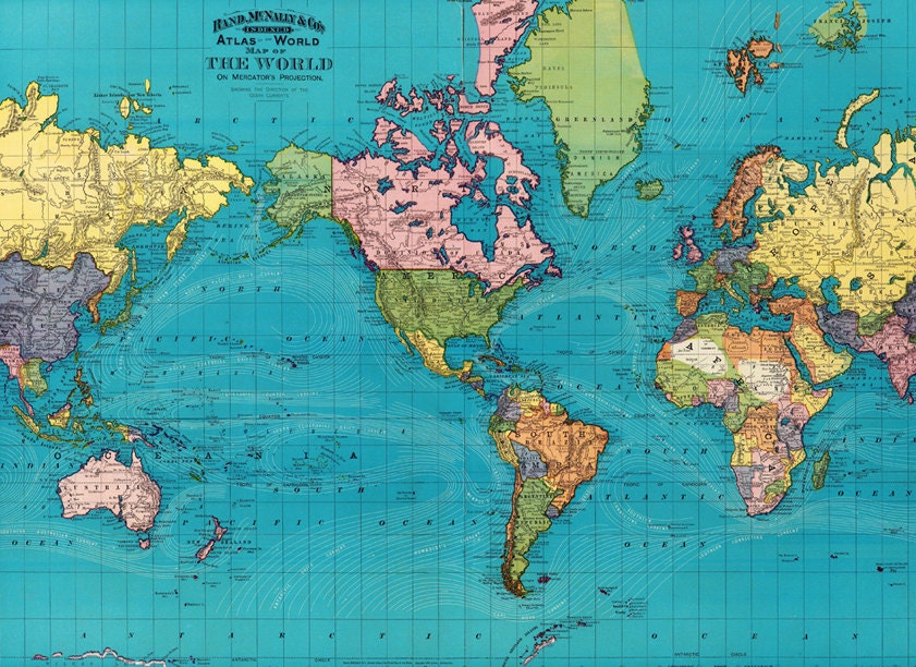 Detail High Resolution World Map Nomer 52
