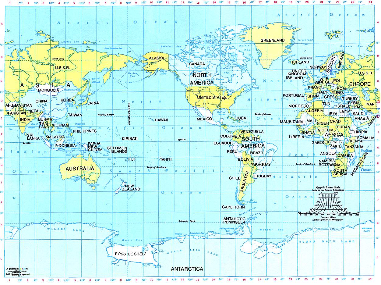 Detail High Resolution World Map Nomer 55