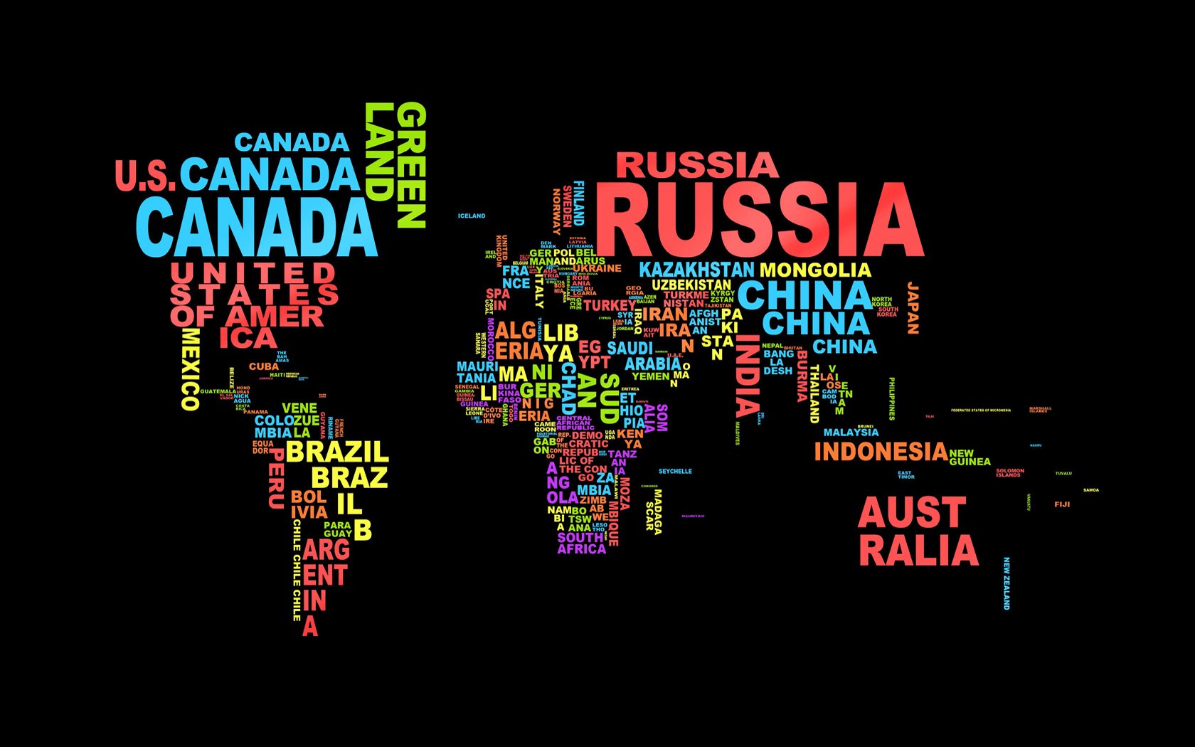 Detail High Resolution World Map Nomer 7