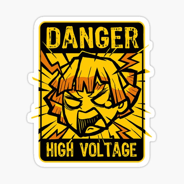 Detail High Voltage Stickers Nomer 20
