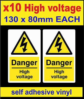 Detail High Voltage Stickers Nomer 21