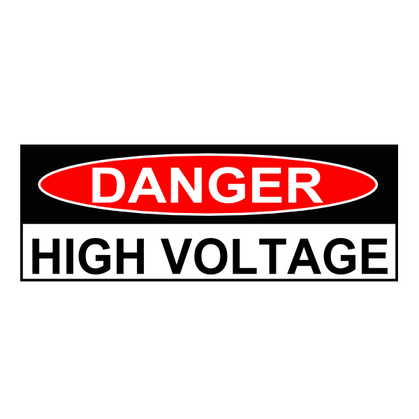 Detail High Voltage Stickers Nomer 29