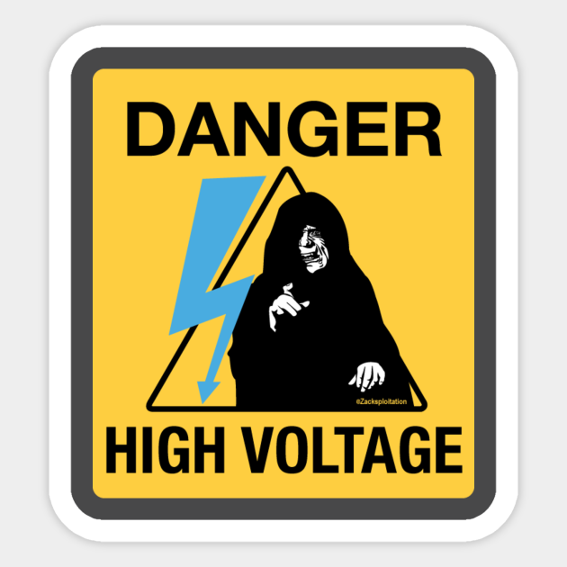Detail High Voltage Stickers Nomer 31