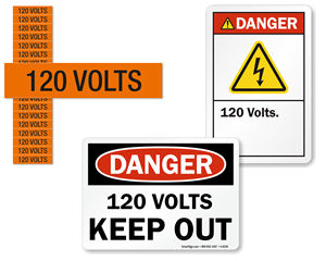 Detail High Voltage Stickers Nomer 39
