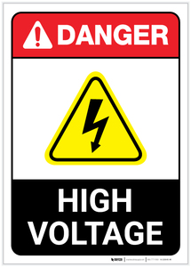 Detail High Voltage Stickers Nomer 43