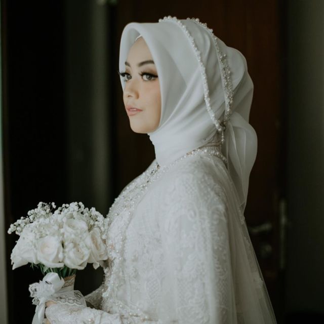 Detail Hijab Akad Nikah Simple Nomer 10