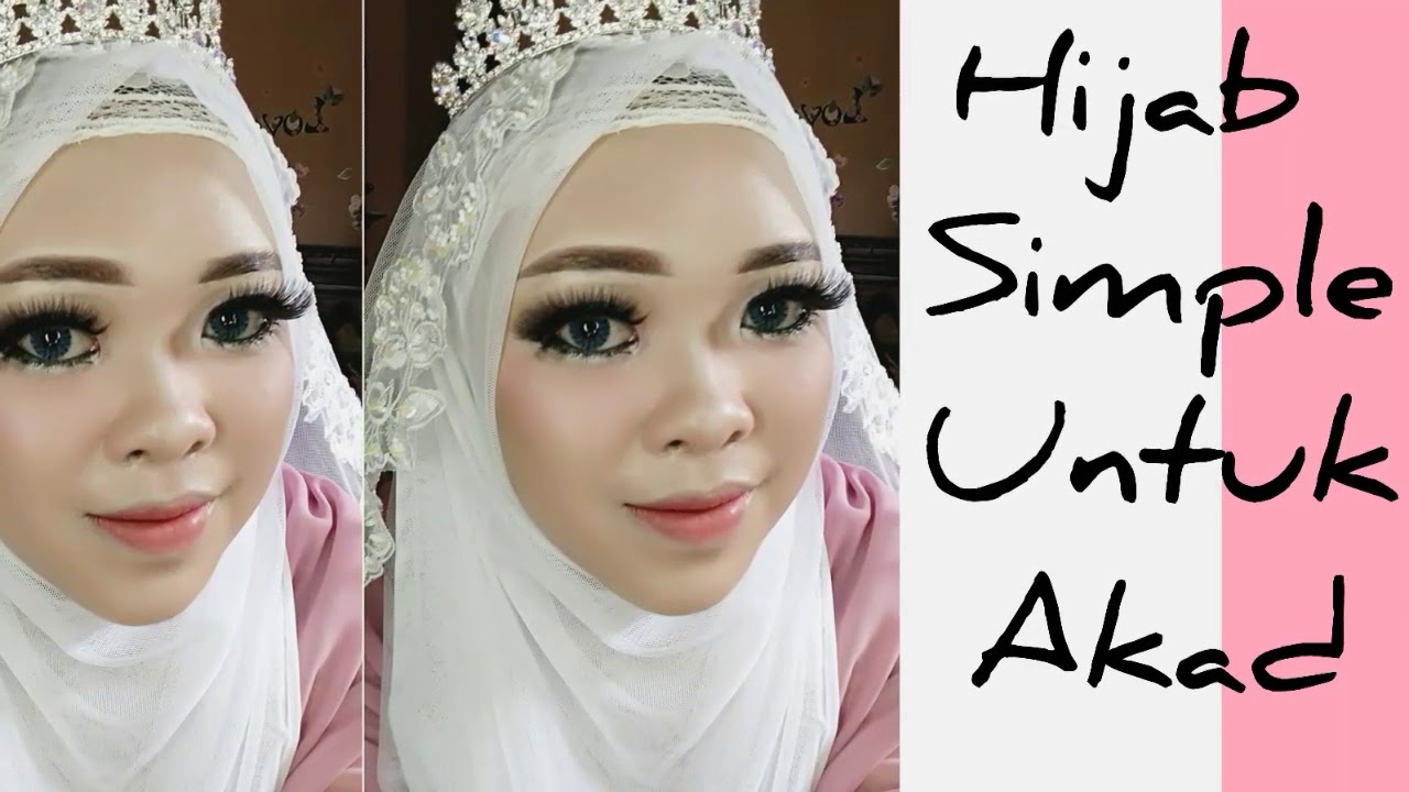 Detail Hijab Akad Nikah Simple Nomer 19