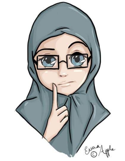 Detail Hijab Kartun Keren Nomer 16