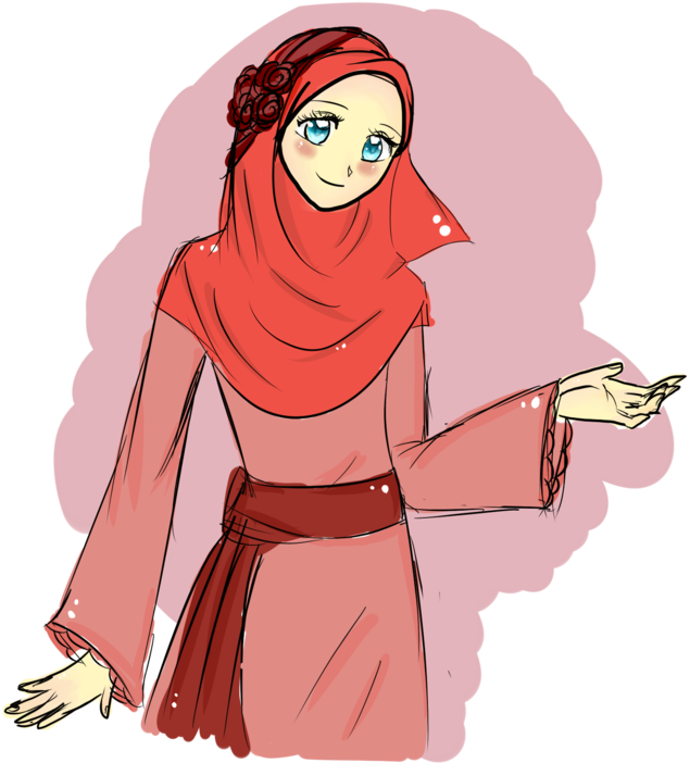 Detail Hijab Kartun Png Nomer 14