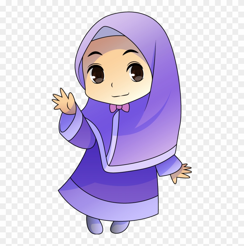 Download Hijab Kartun Png Nomer 3